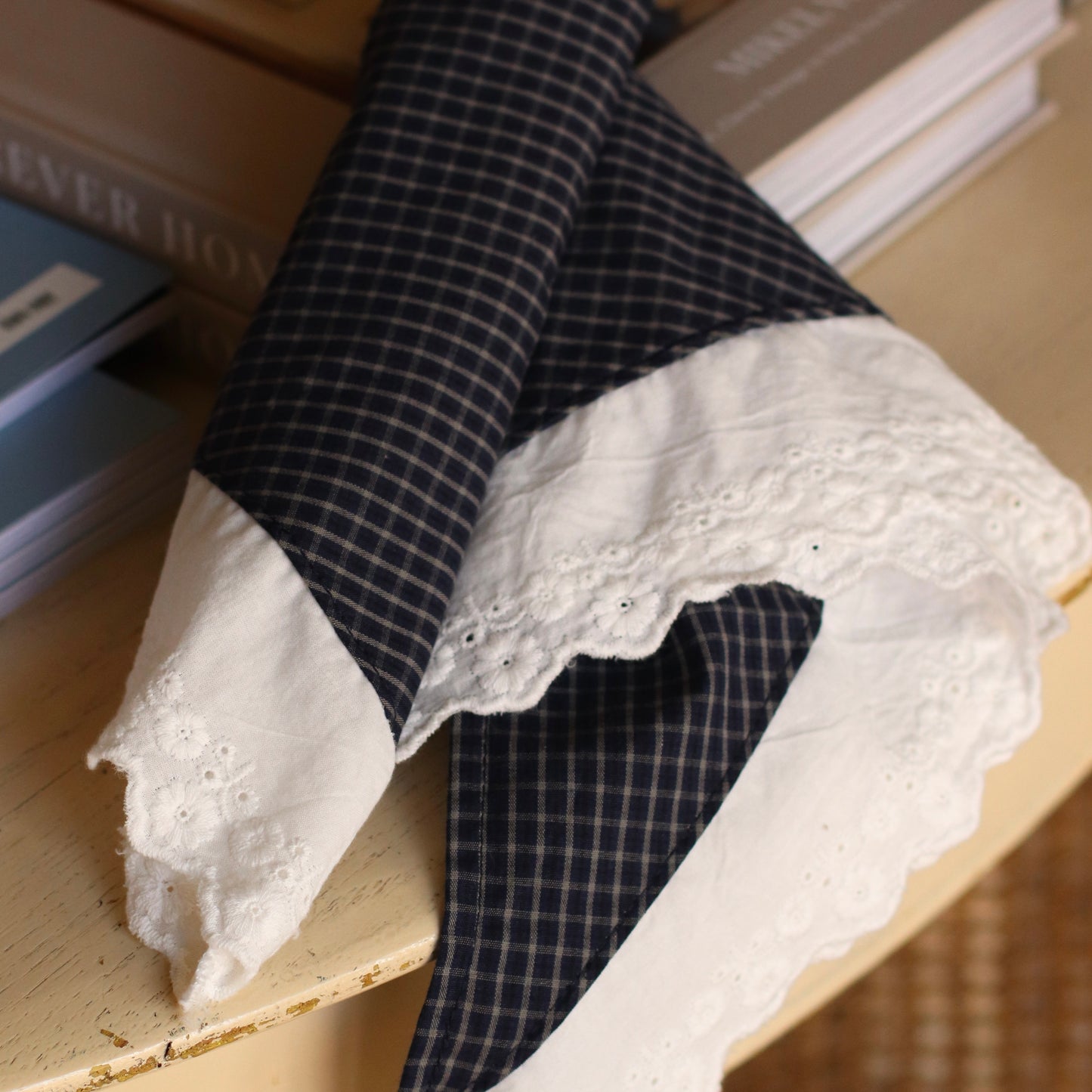 Dune Accessories | Lace Trimmed Triangle Scarf, Choose Your Color