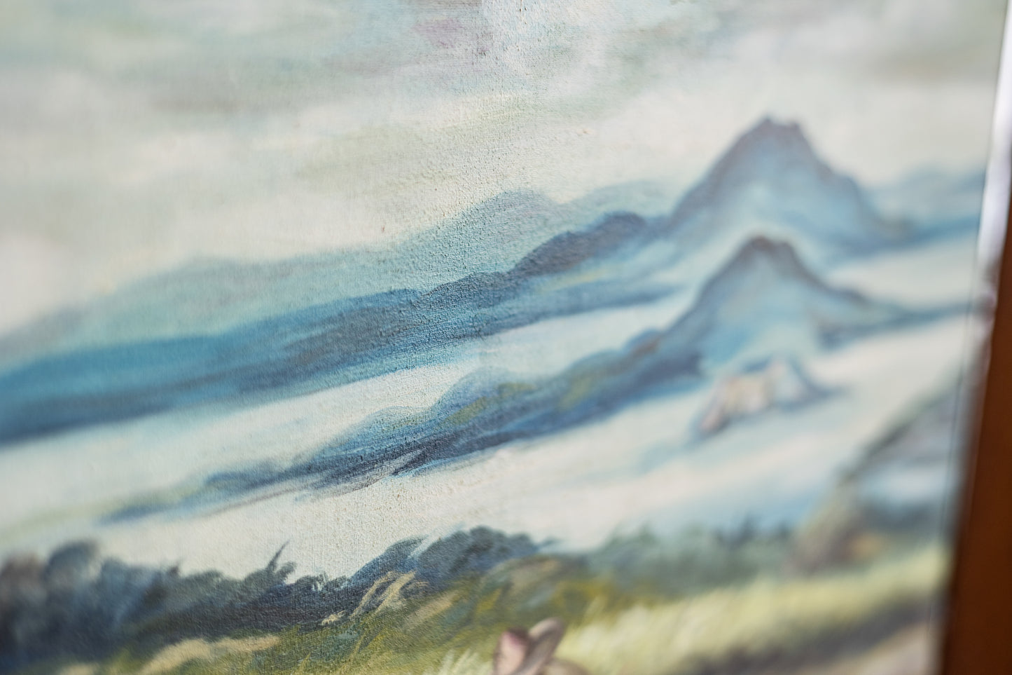 Dune Vintage Art | Mountain Peak of Philippines circa 1964 *Pick Up Only