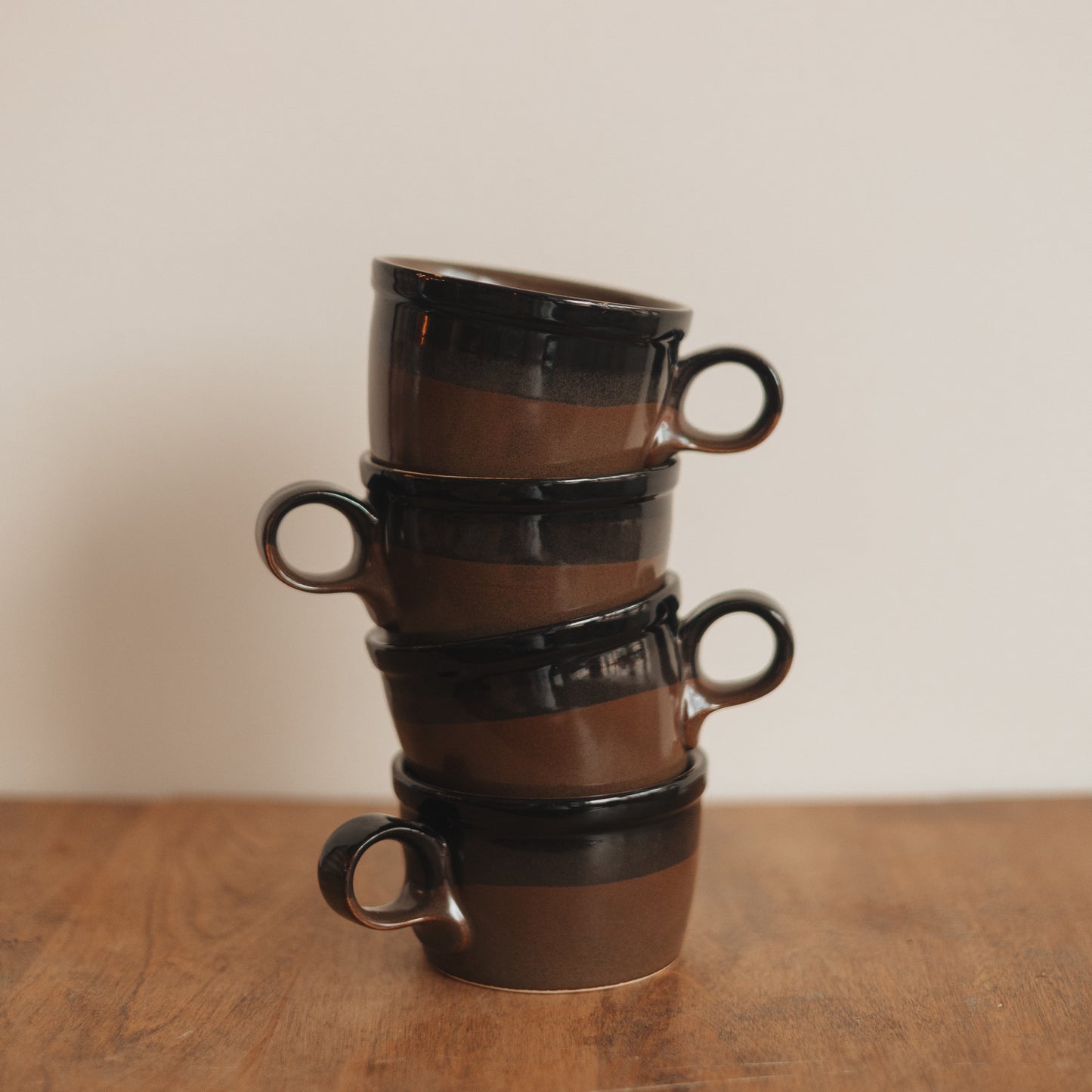 Stone Mountain Mikasa Tea Cups, Japan, set of 4
