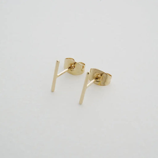 Honeycat Jewelry | Skinny Midi Bar Earrings
