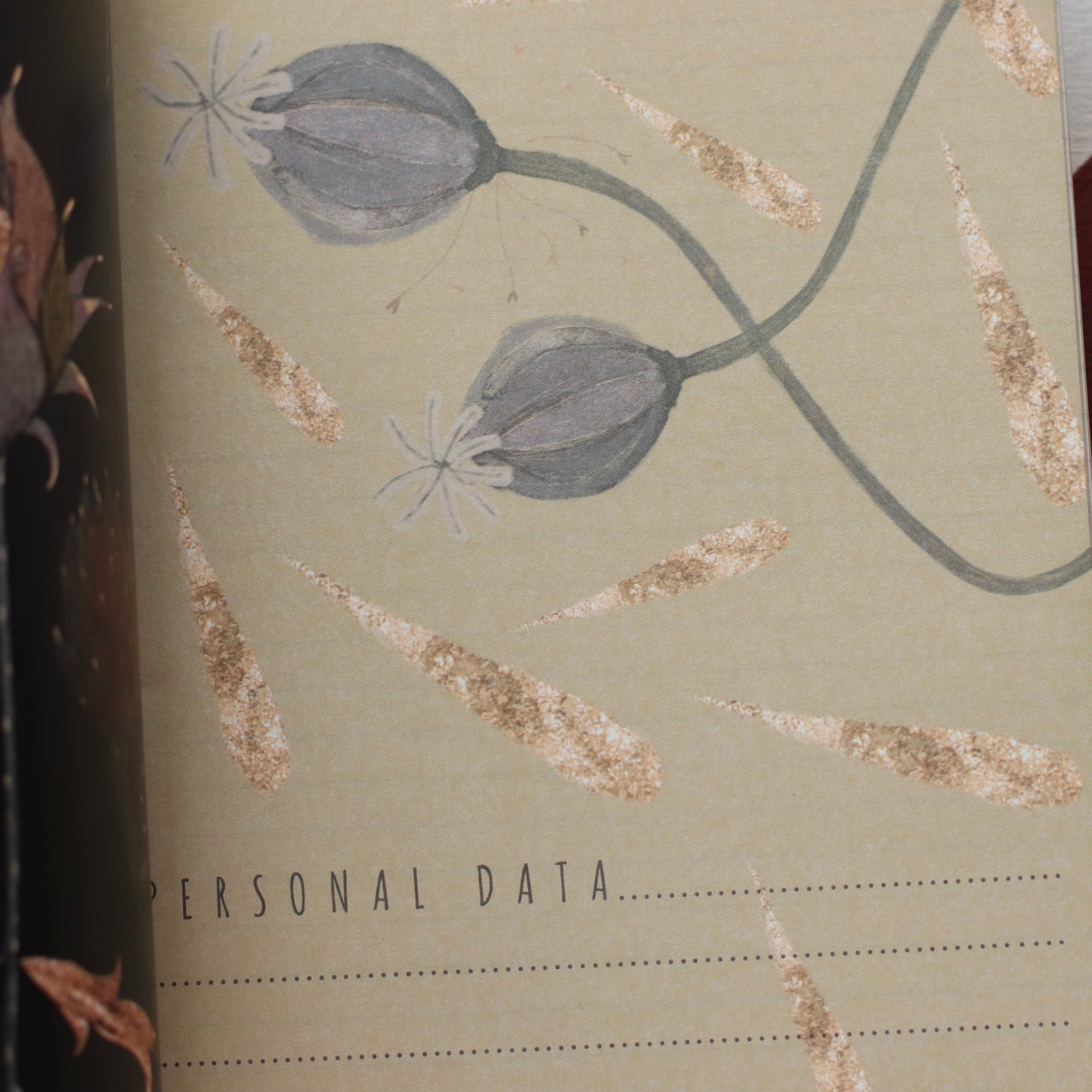 Dune Stationary | Night Flowers Notebook