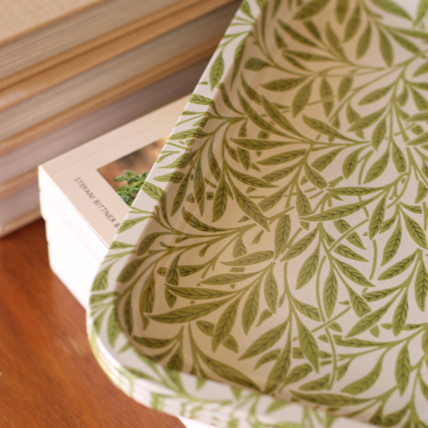 Curious Prints | William Morris 'Leaves' Metal Tray
