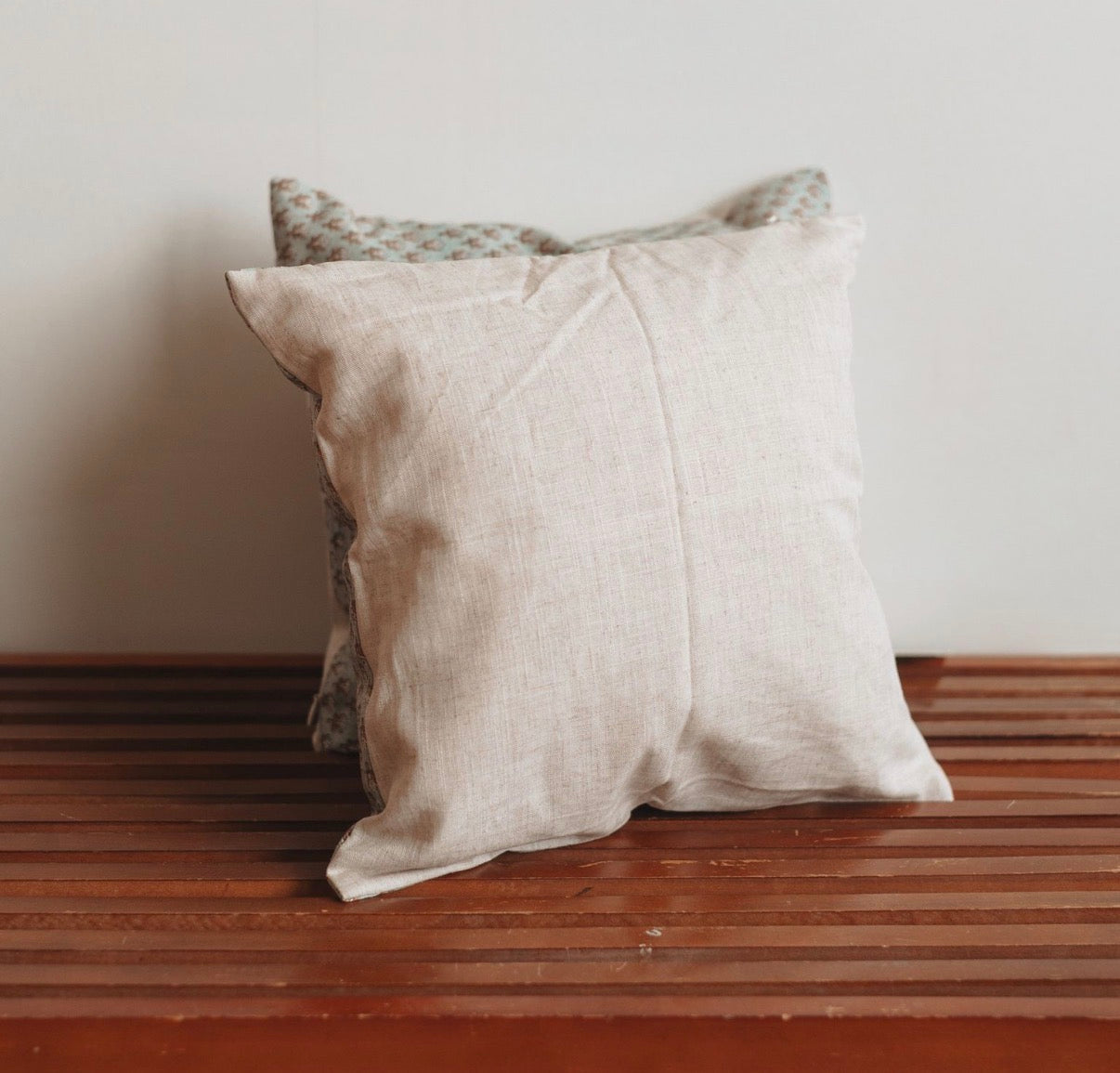 Dune Pillows | Artistic Block Print Pillow, Mogra Pattern, 14”