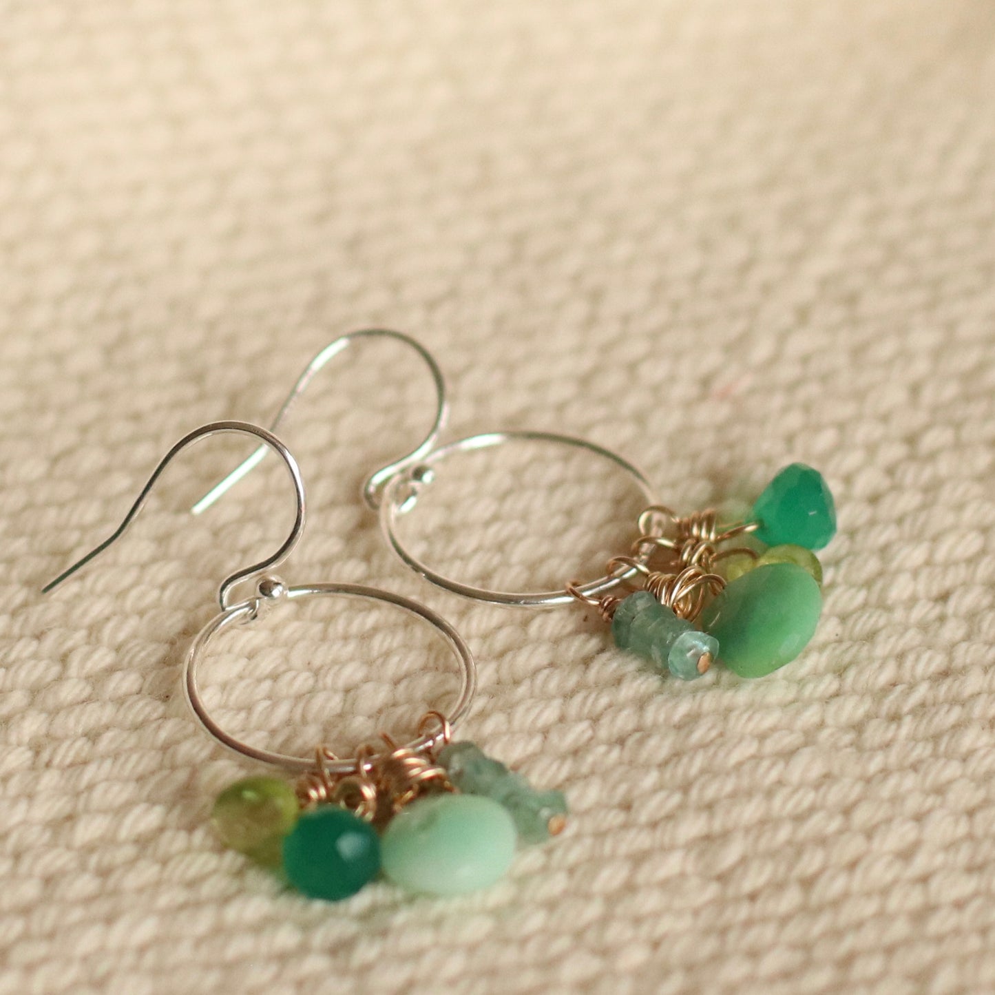 Cire’ Alexandria | Mixed Gemstone Chandeliers, Sterling & 14k Gold Fill