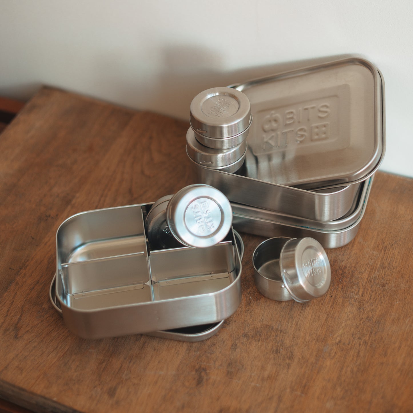 Fox Run | Stainless Steel Bento Lunch Box, choose your style