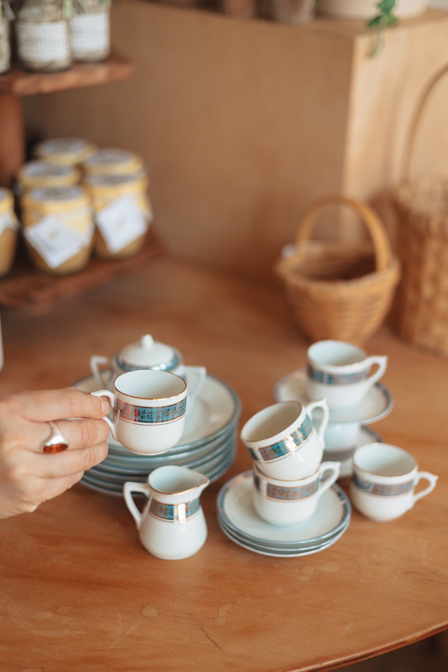Miniature Tea and Dessert Set, Made in Germany