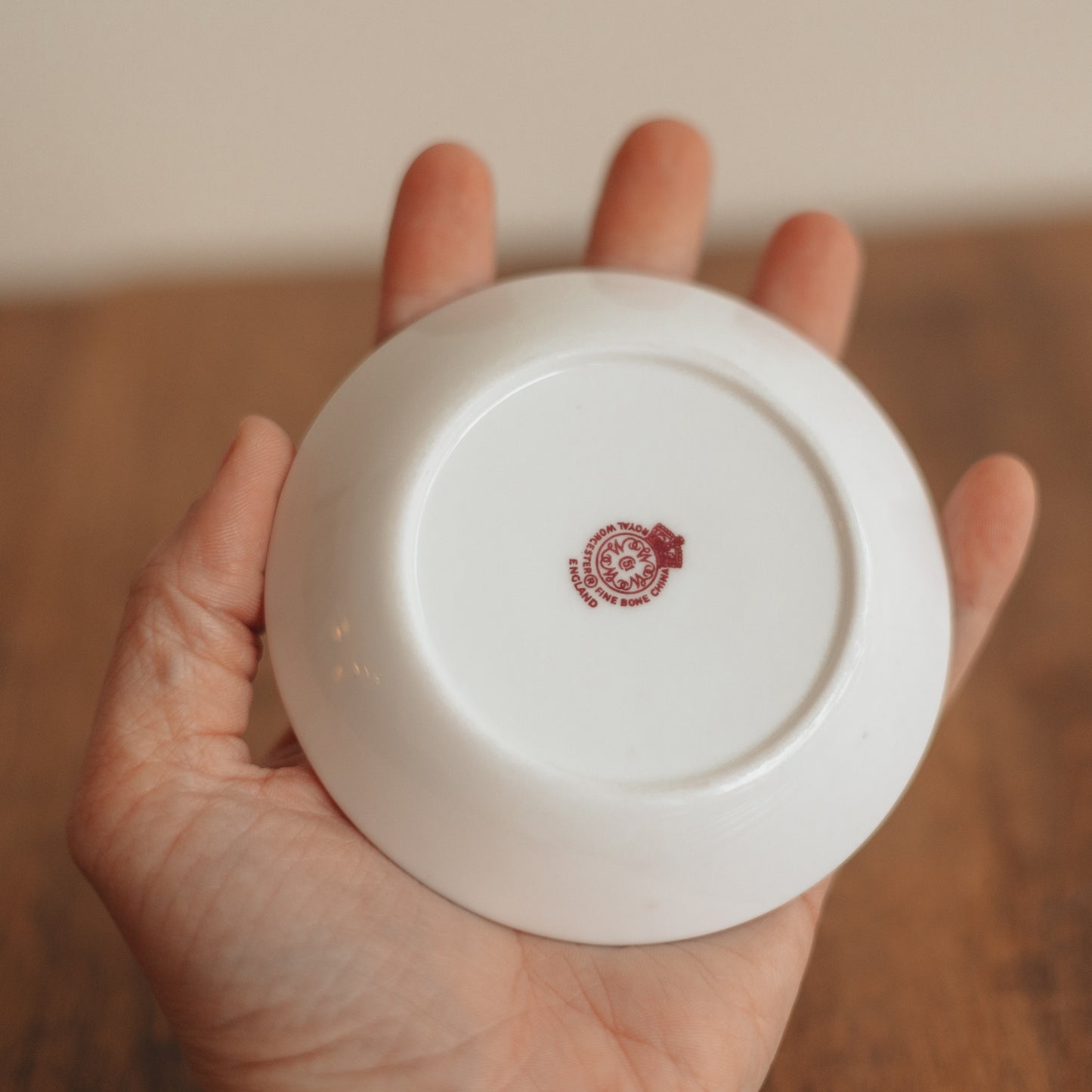 Royal Worcester Bone China Saucer, Trinket Dish