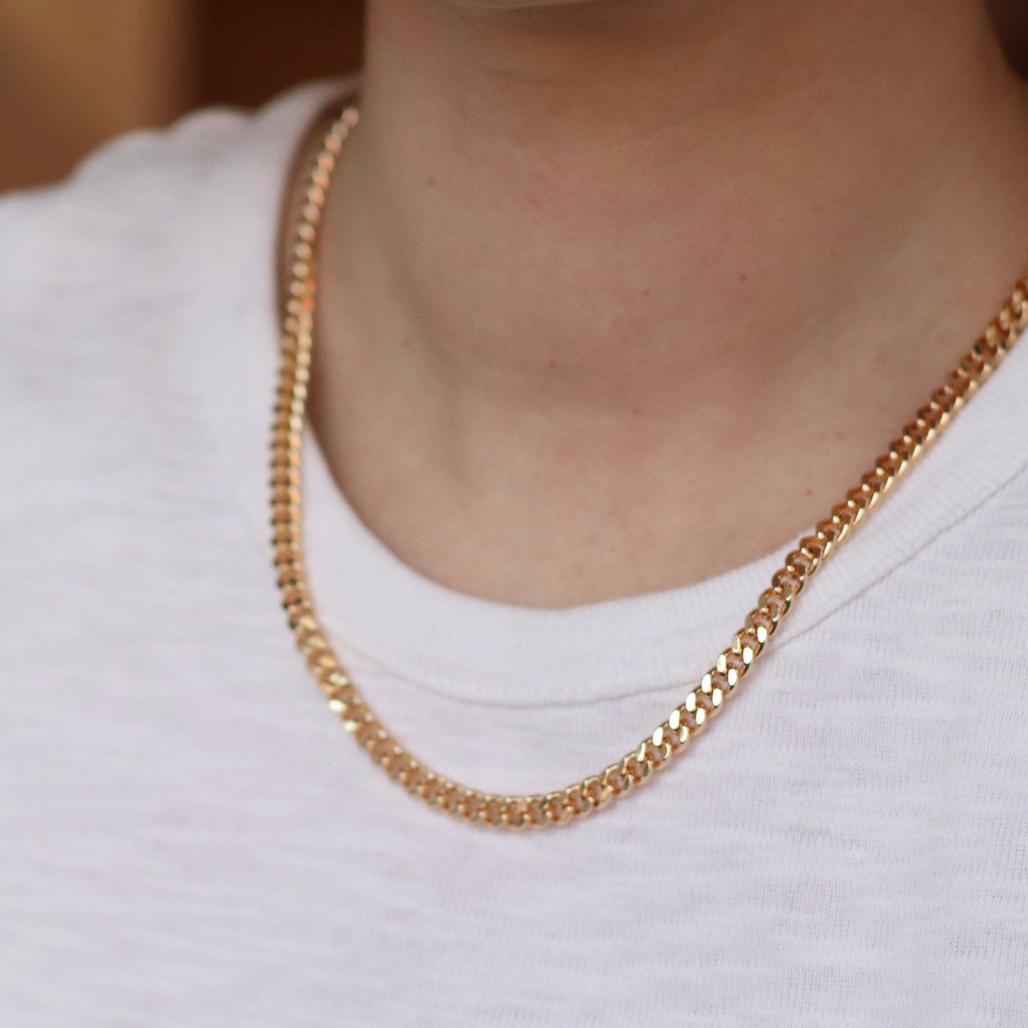 Dune Chain | Curb Chain, 3mm, 16”