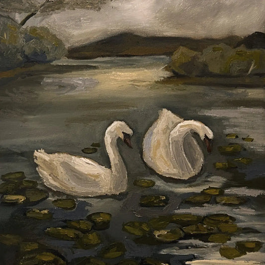 Katie Jo Art | 'Swan Lake' Print, 5x7