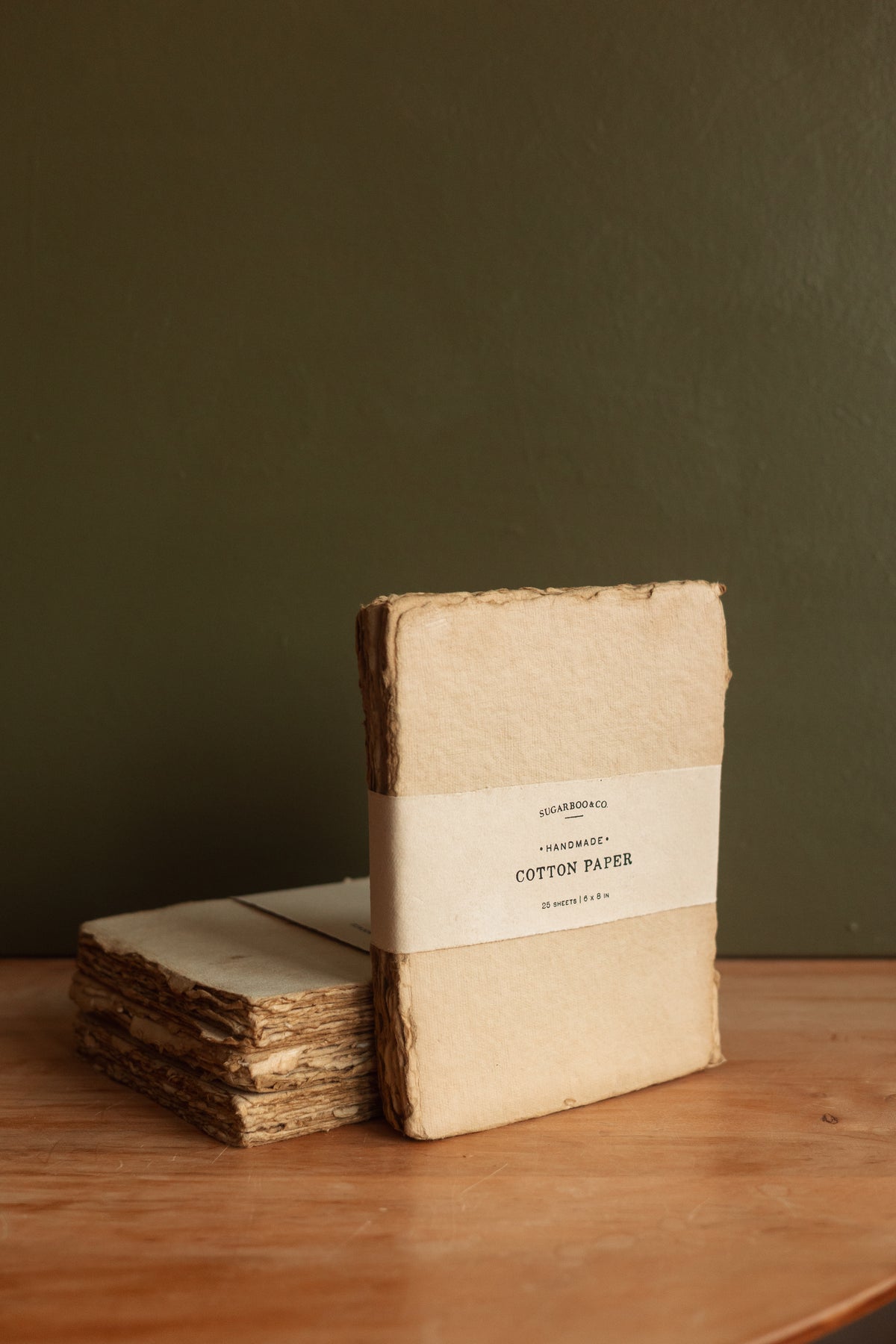 Handmade Cotton Paper Bundle, Smoked