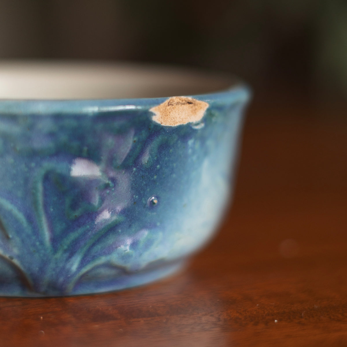 Embossed Stoneware Bowl