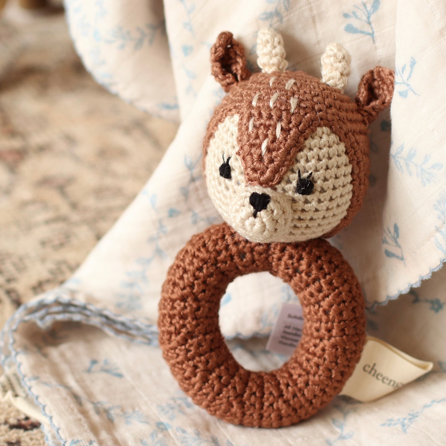 Cheengoo | Hand Crochet Rattle, Assorted Animals