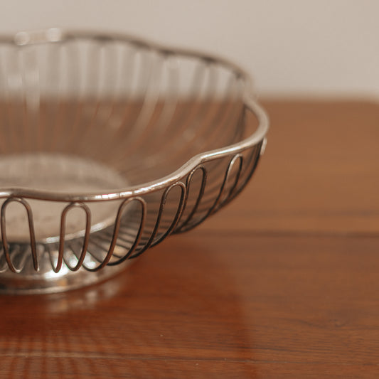 Silver Plated Wire Fruit Basket