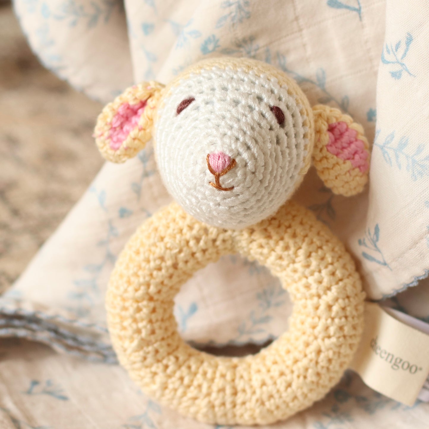 Cheengoo | Hand Crochet Rattle, Assorted Animals