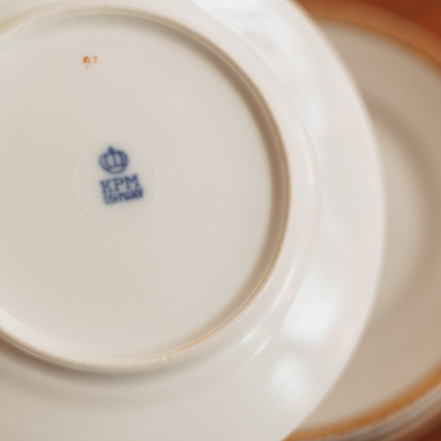 German Made, Greek Key Edged Dessert Plate, Set of 7