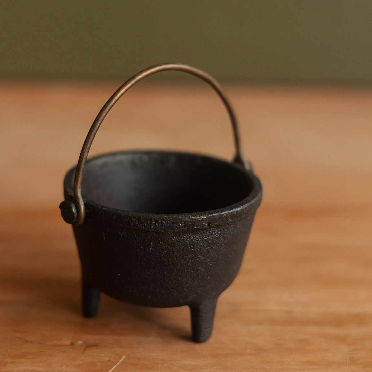 Tiny Cast Iron Cauldron