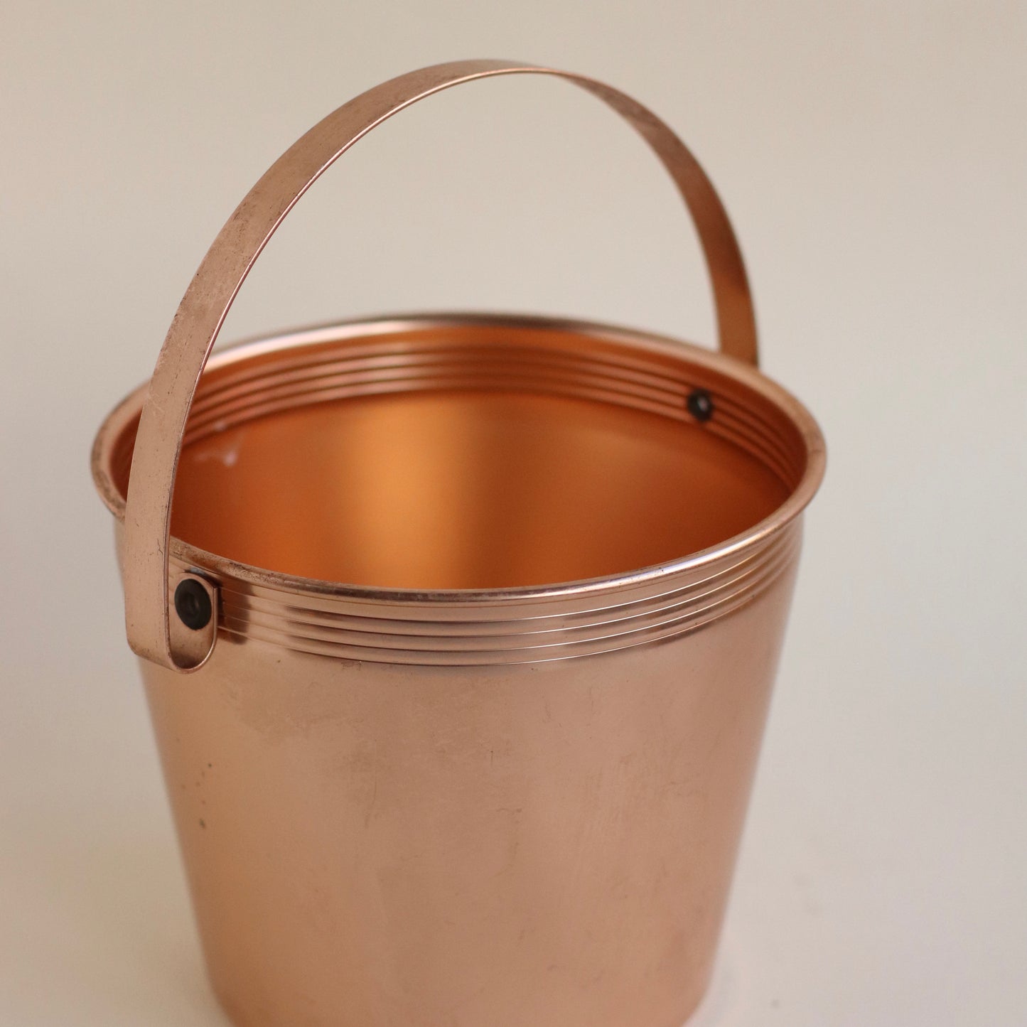 Copper Bar Bucket with Handle