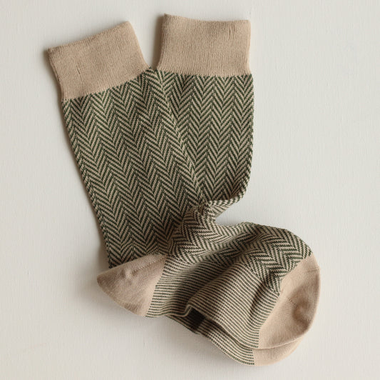 Tiepology | Herringbone Jacquard Socks