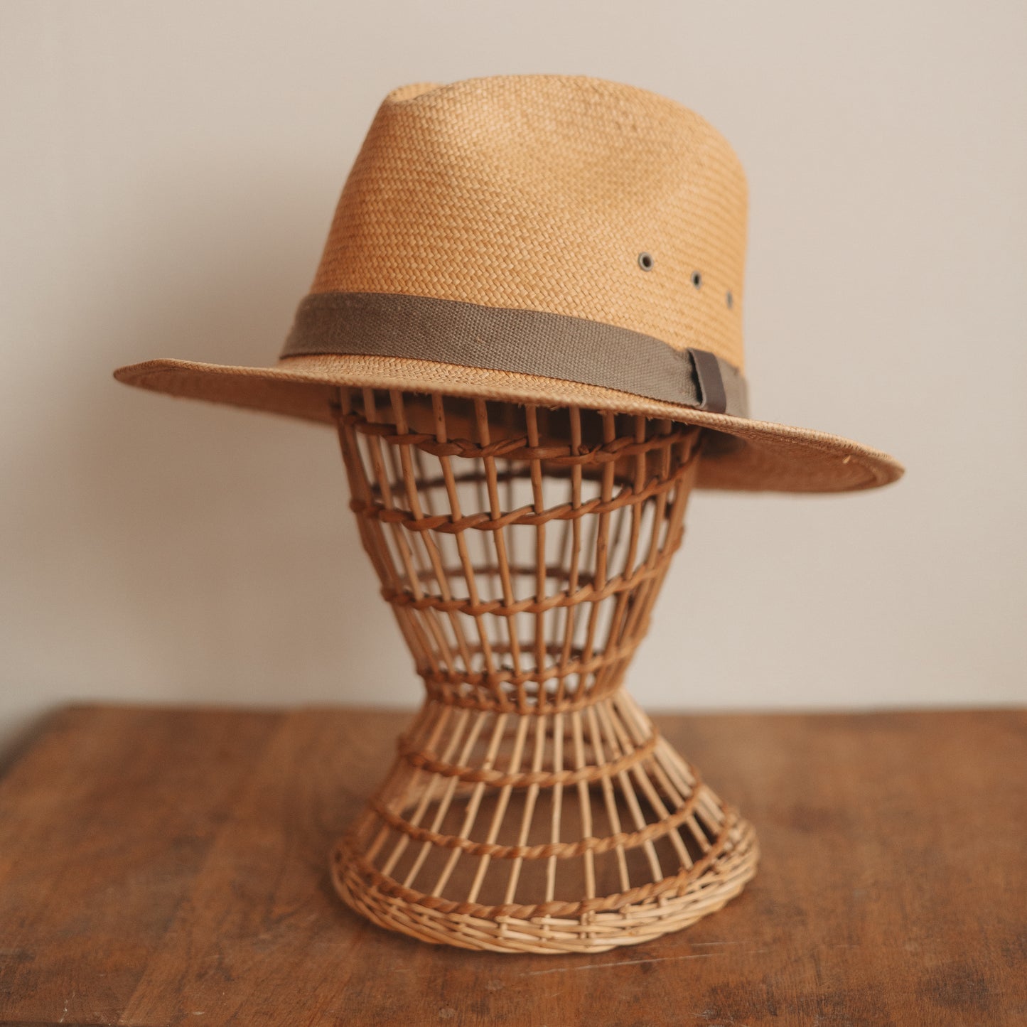 whole earth woven fedora hat