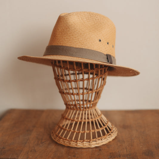 whole earth woven fedora hat