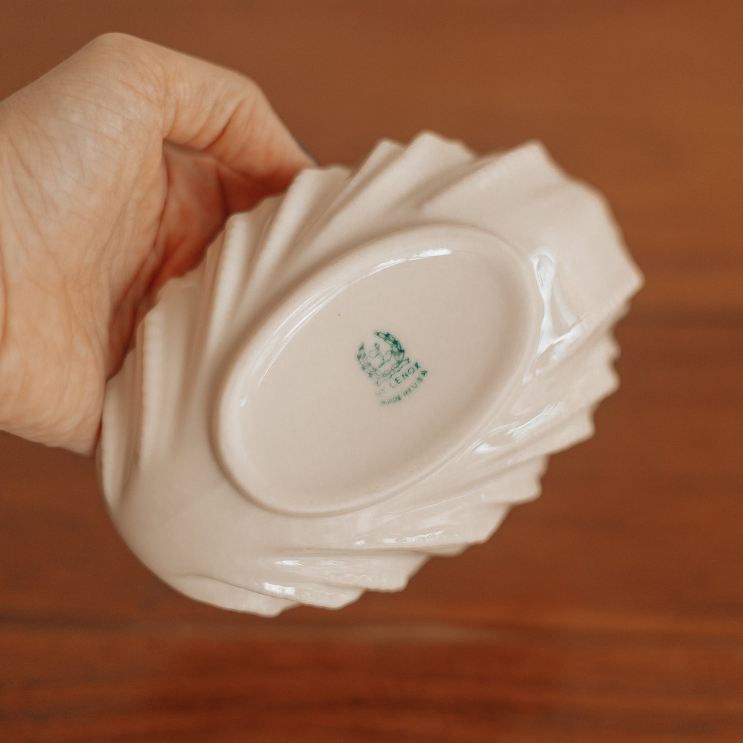 Lenox Cream Porcelain Trinket Dish
