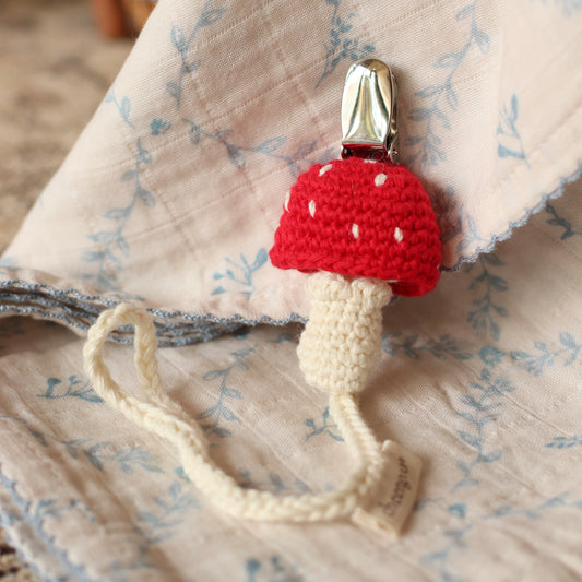 Cheengoo | Crochet Pacifier Clip, Assorted Styles