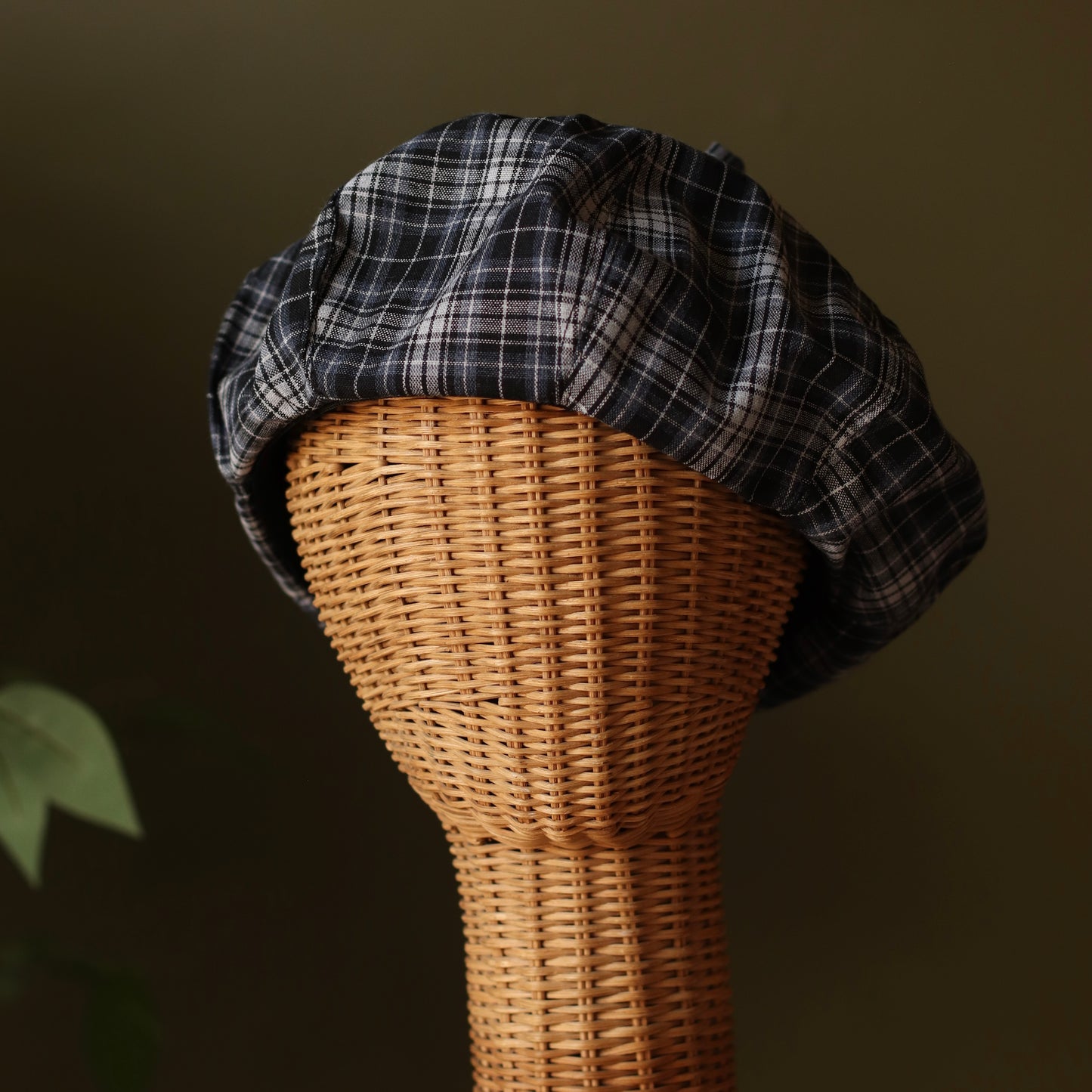 Dune Accessories | British Style Plaid Beret, Blue