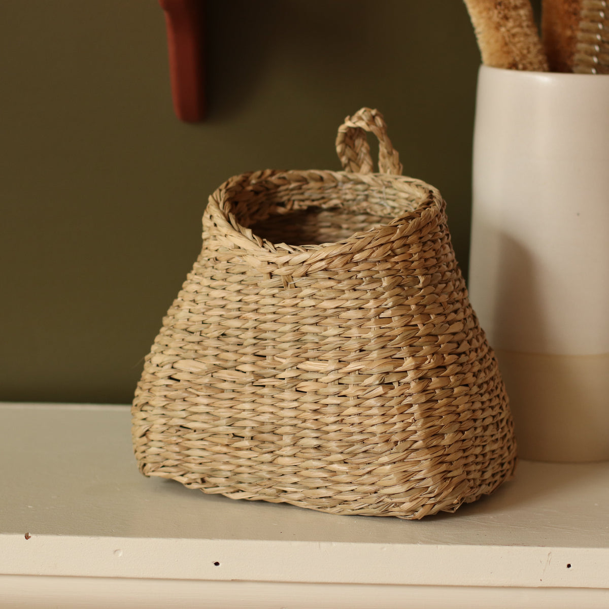 Seagrass Wall Hanging Basket