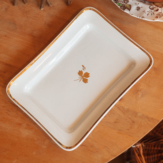'Tea Leaf' Rectangular Ironstone Serving Platter