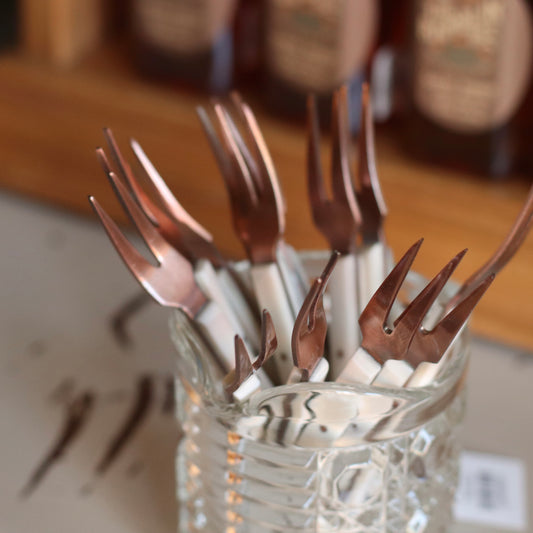 Karma | Ivory Resin Appetizer Fork