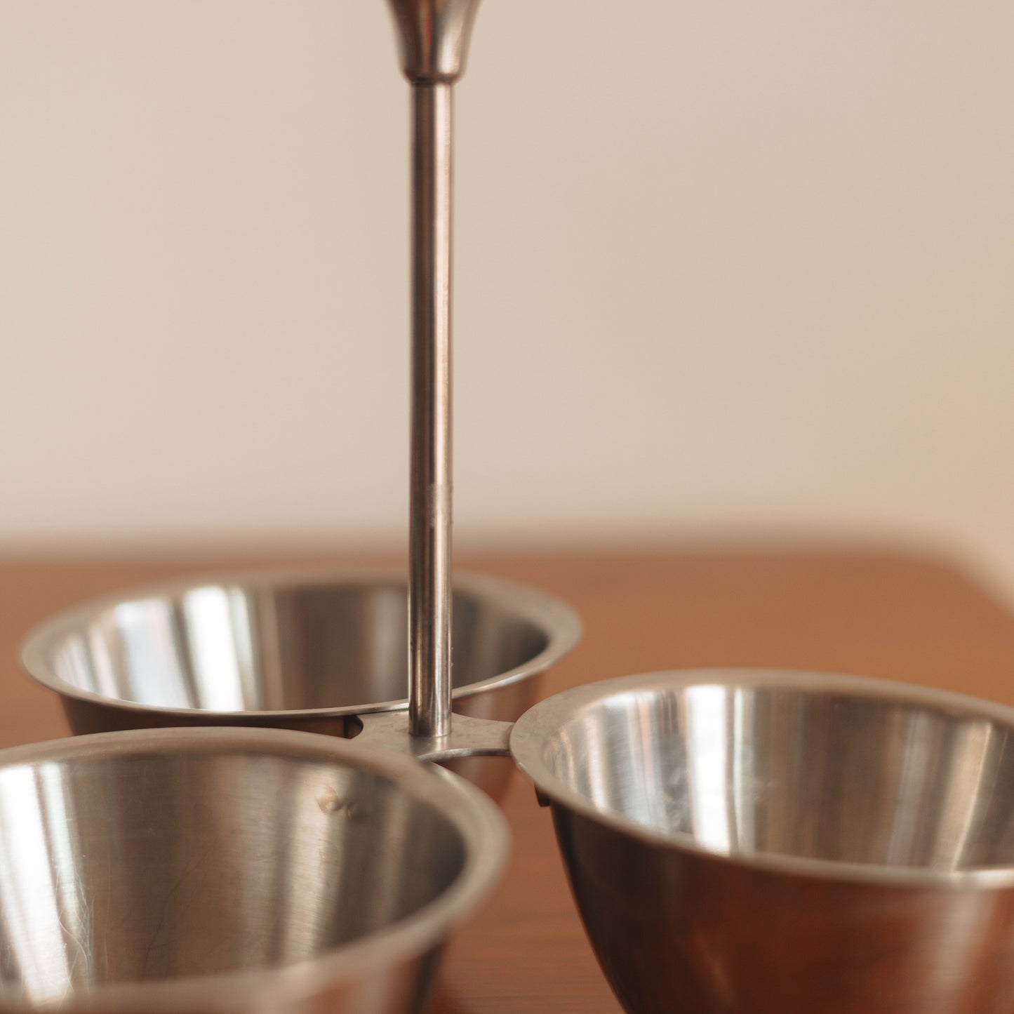 Stainless Steel Trio Condiment Dish