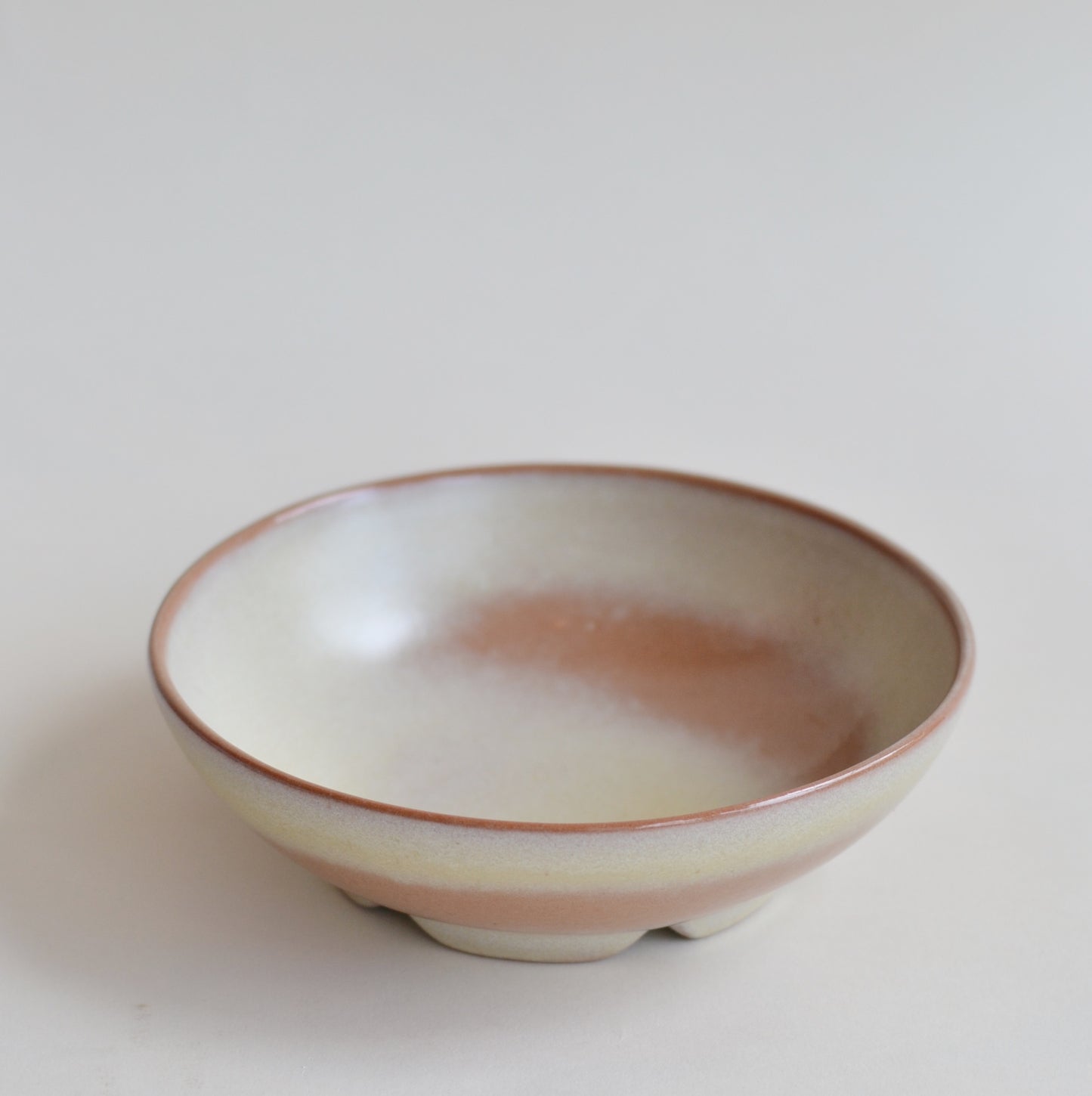 Footed Frankoma Serving Bowl