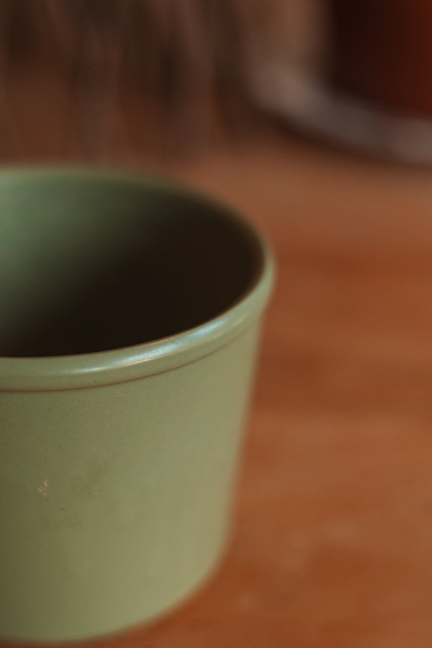 McCoy Floraline USA Olive Green Crock