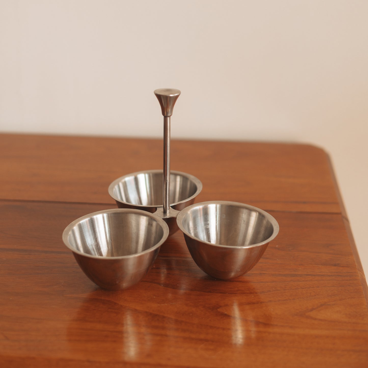 Stainless Steel Trio Condiment Dish