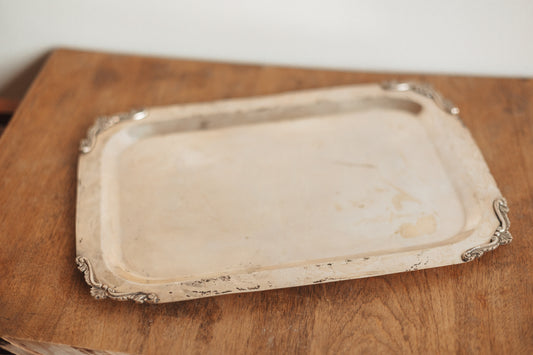 Silver Plated Decorative Tray