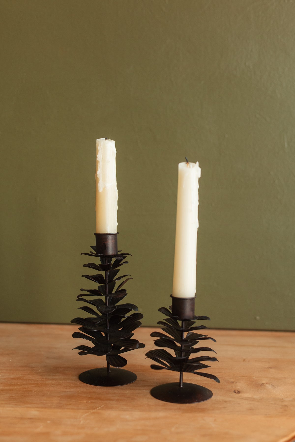 Dune Accents | Fall Metal Pinecone Candleholder