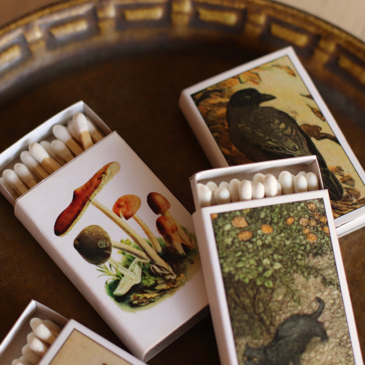 Small Match Boxes-Assorted Fall Designs