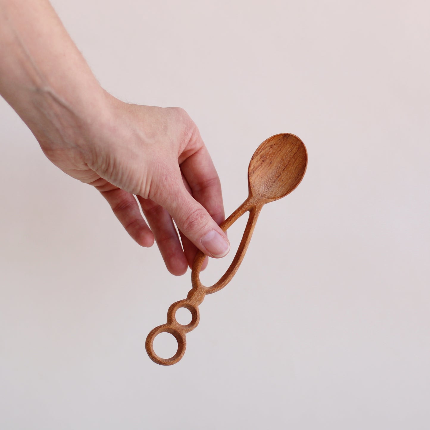 194 Craft House | Handcarved Wooden Spoon with Hole