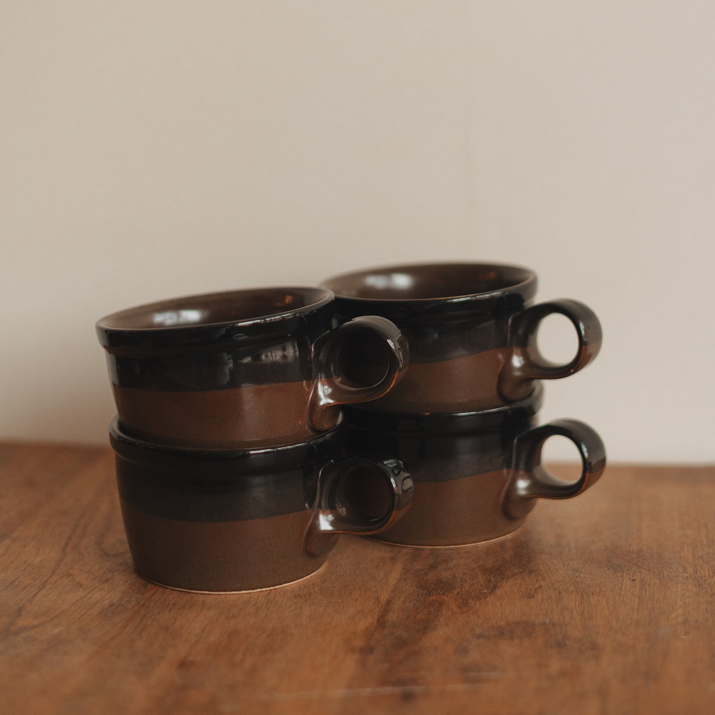 Stone Mountain Mikasa Tea Cups, Japan, set of 4