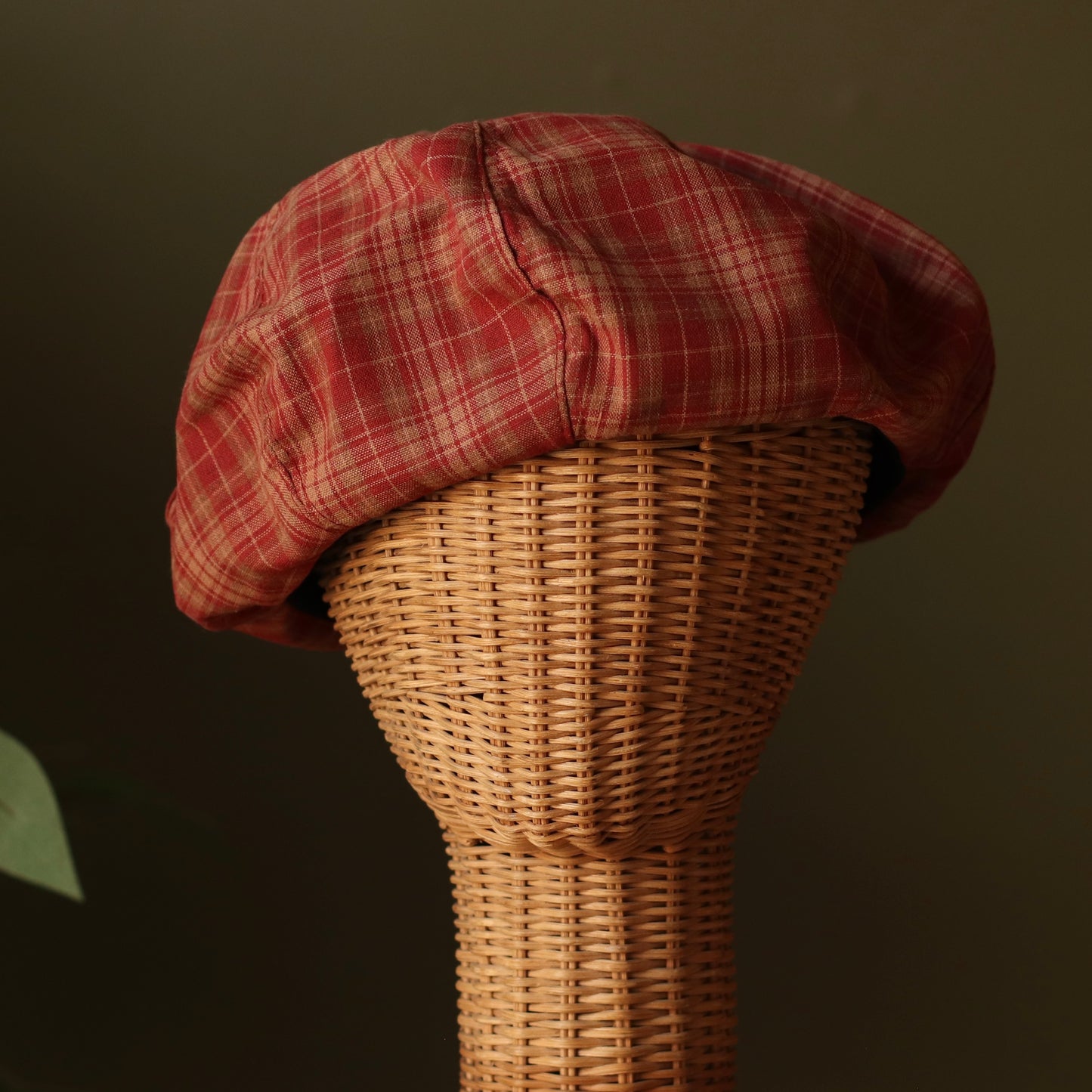 Dune Accessories | British Style Plaid Beret, Rust
