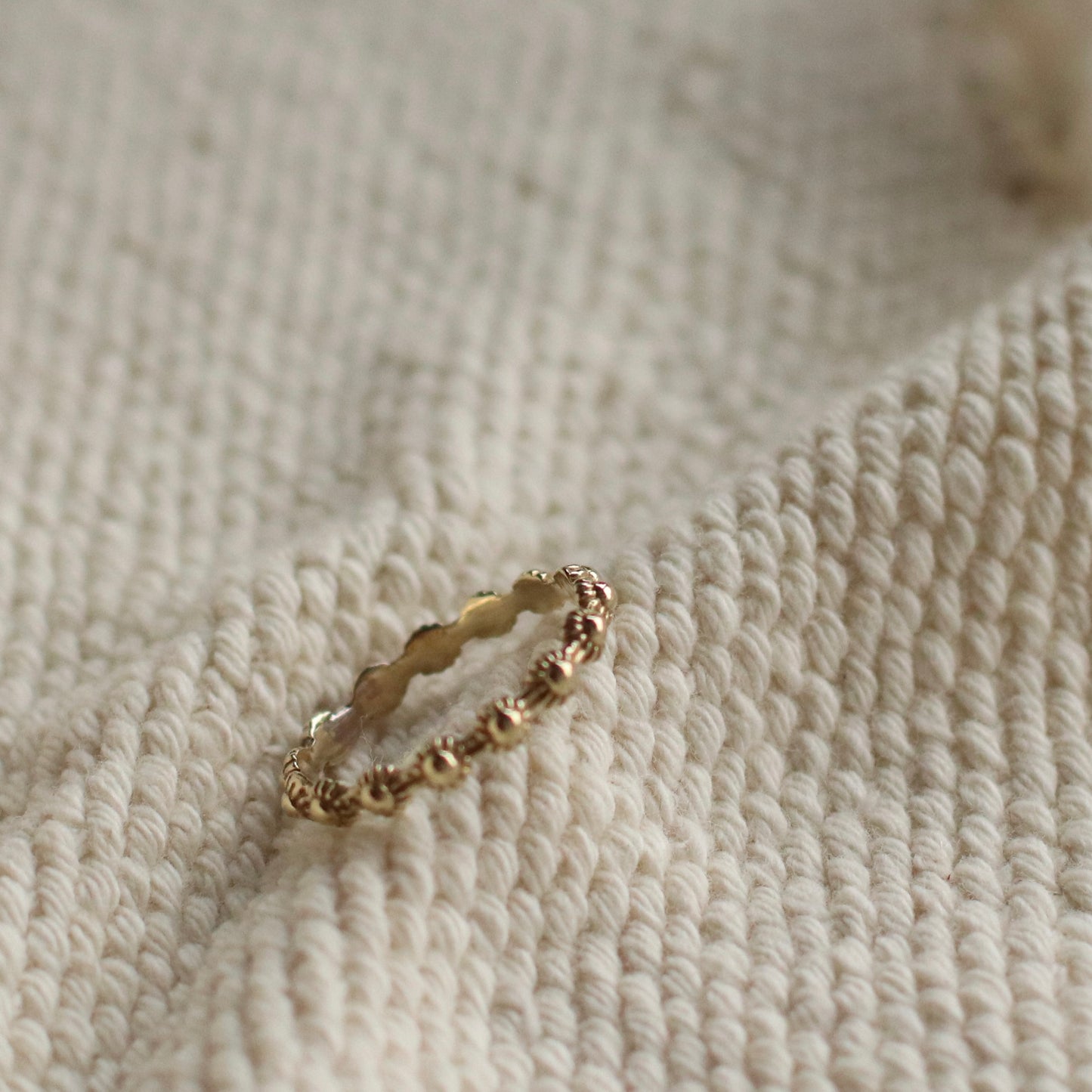 Baizaar | Brass Flower Band Ring