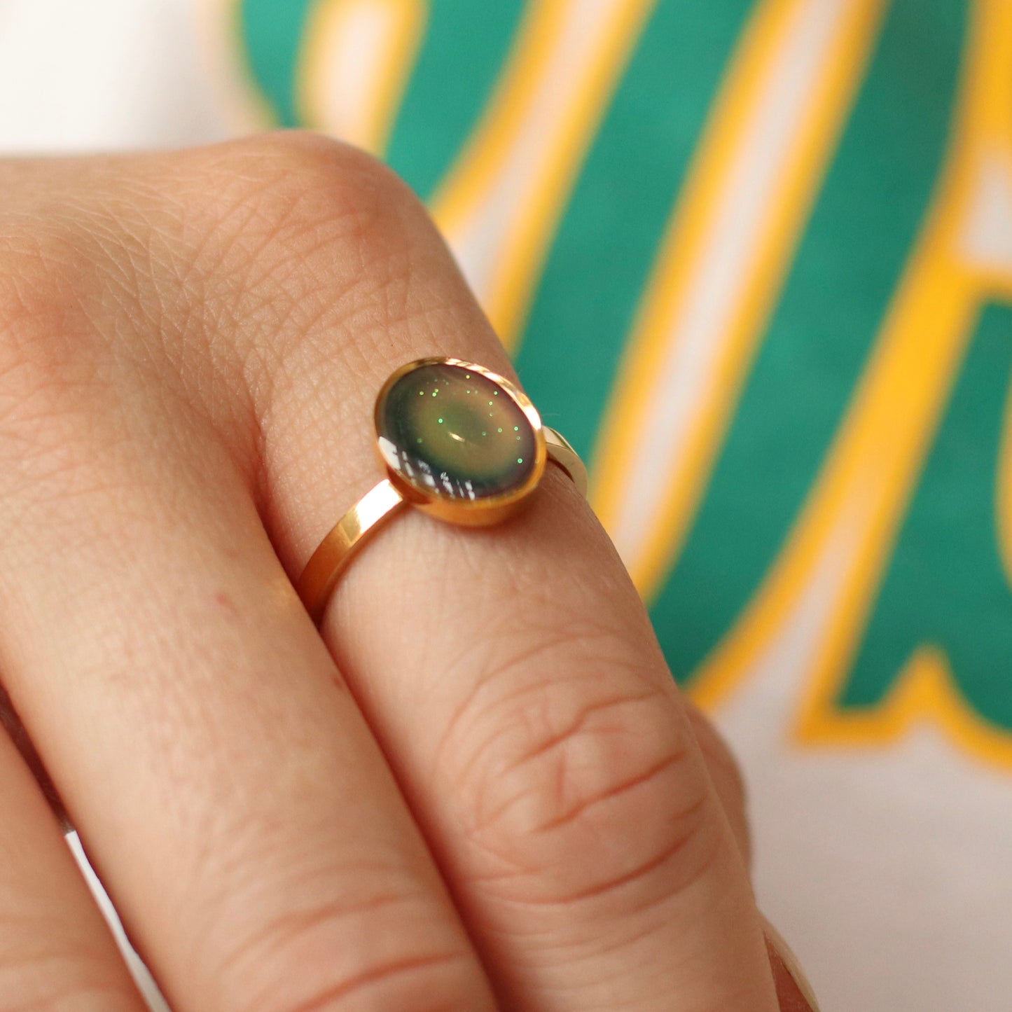 Dune Ring | Stainless Steel Mood Ring, Assorted Sizes