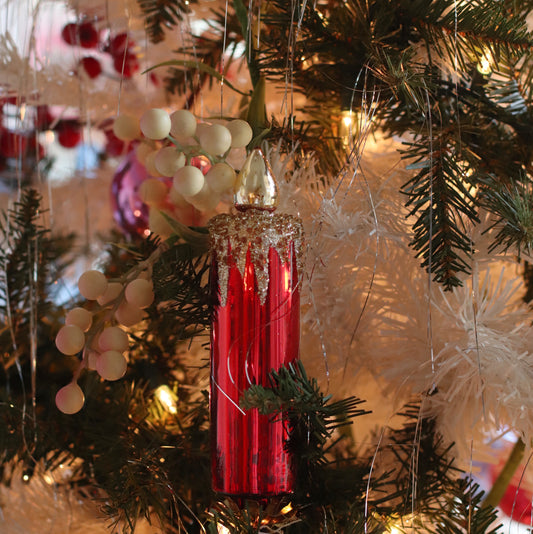 Dune Ornament | Red Candle Clip Ornament