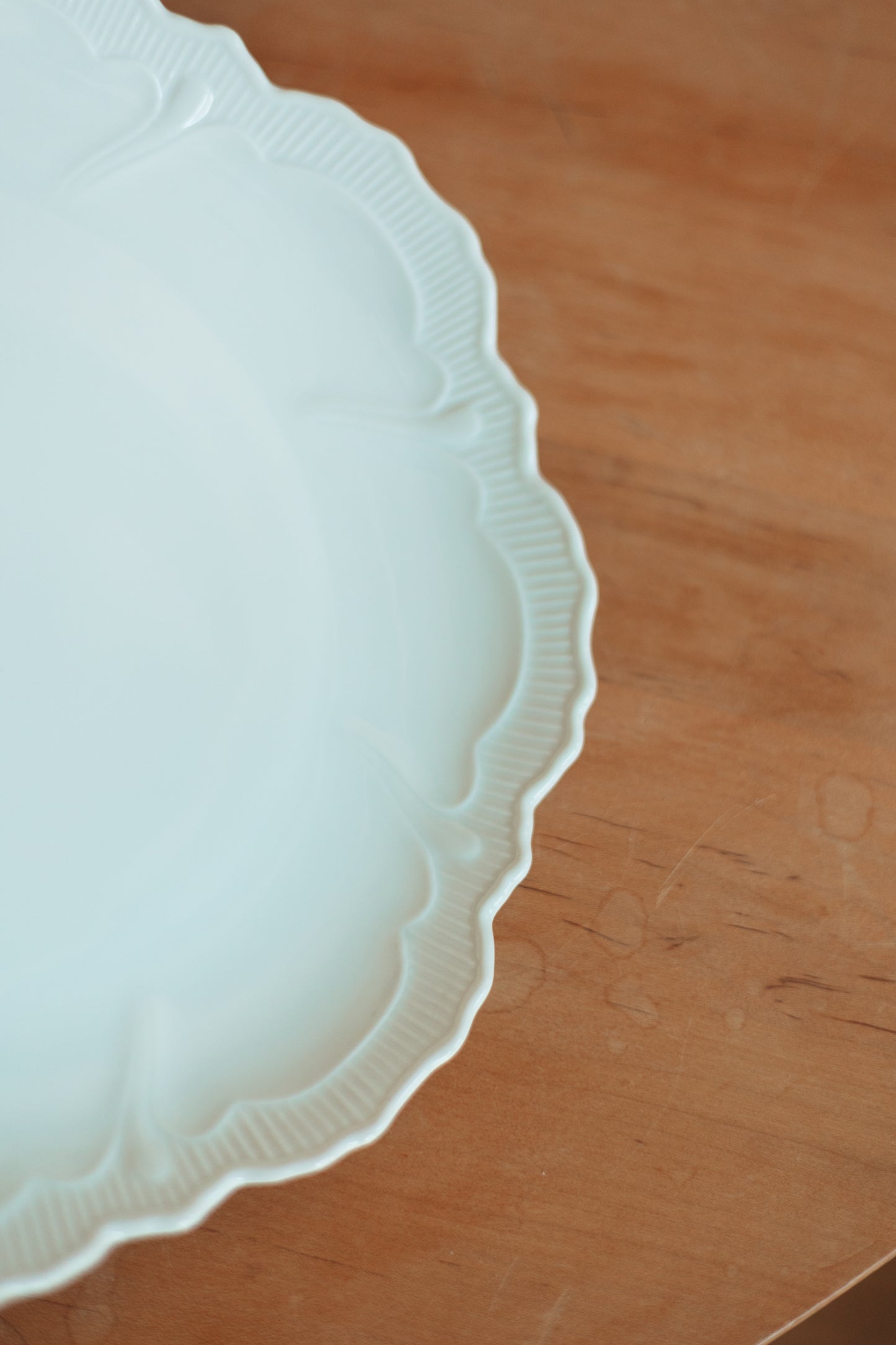White China Serving Plate
