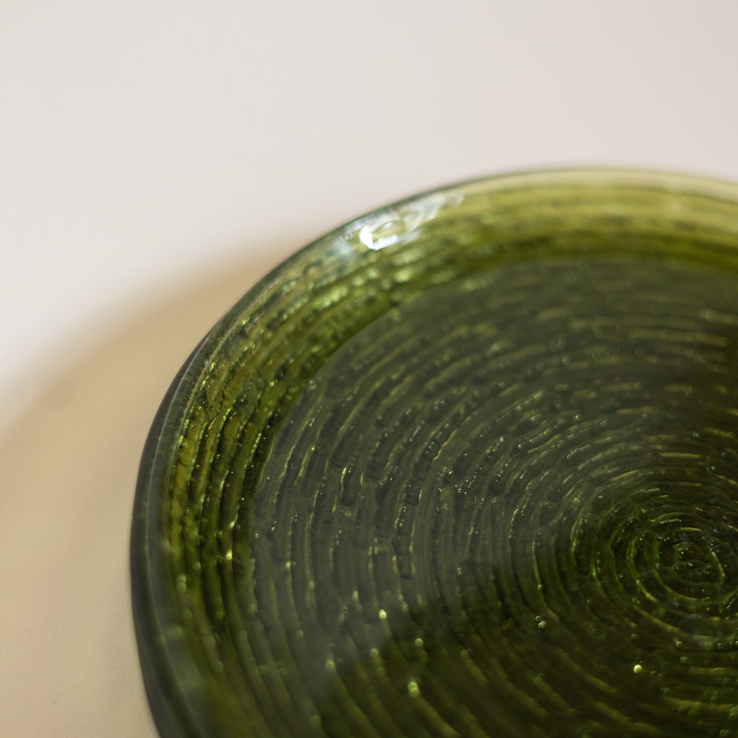 Anchor Hocking Vintage Green Plates, Set of 5