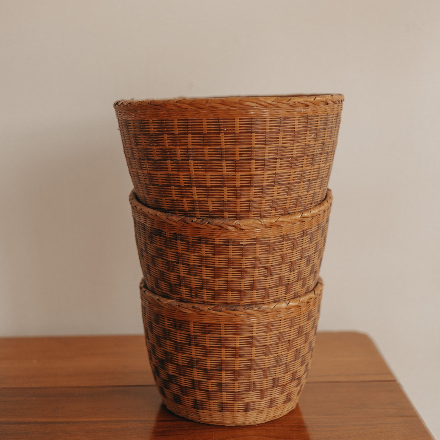 Checkerboard Baskets, 3 Sizes Available
