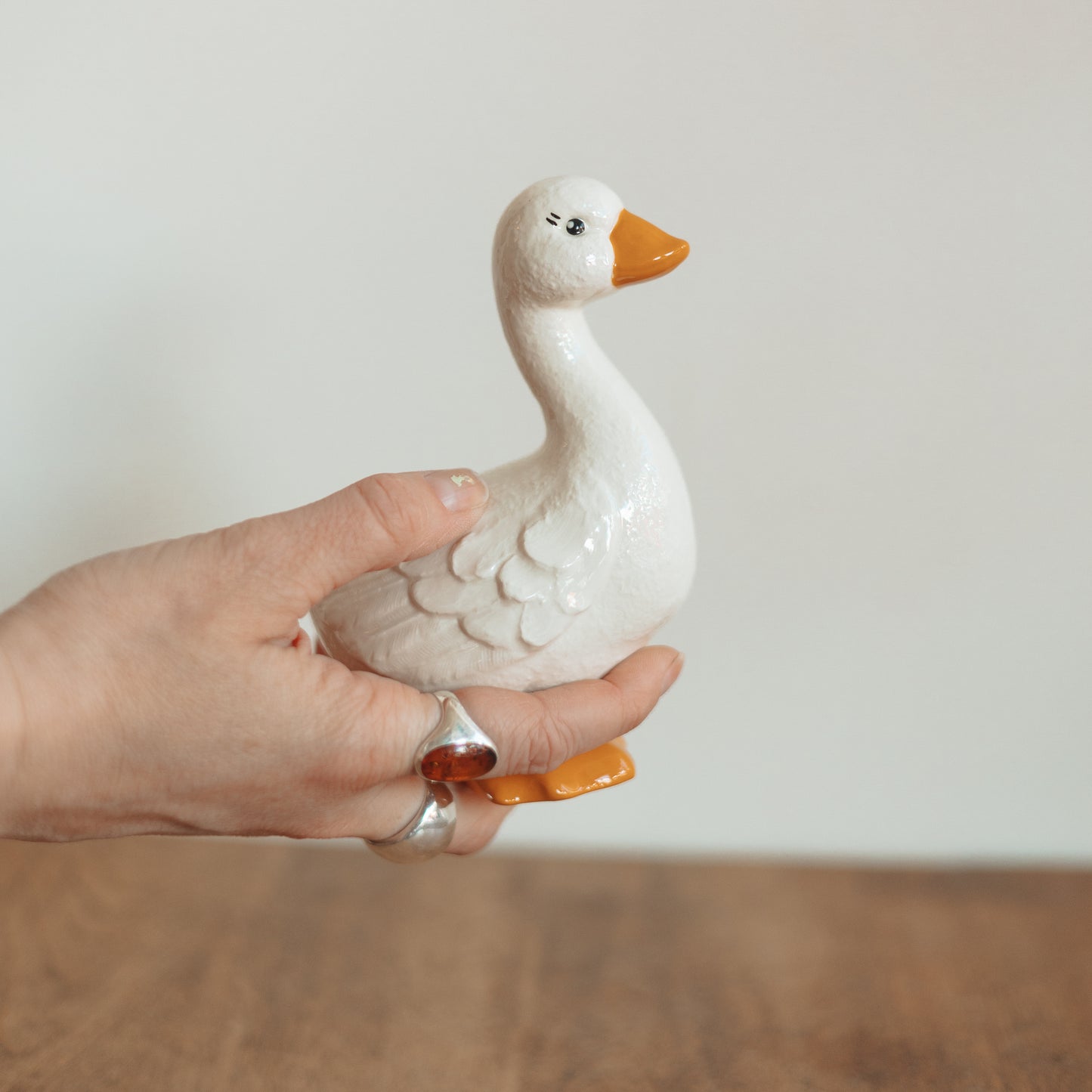 Ceramic Duck Figurine, Assorted Colors