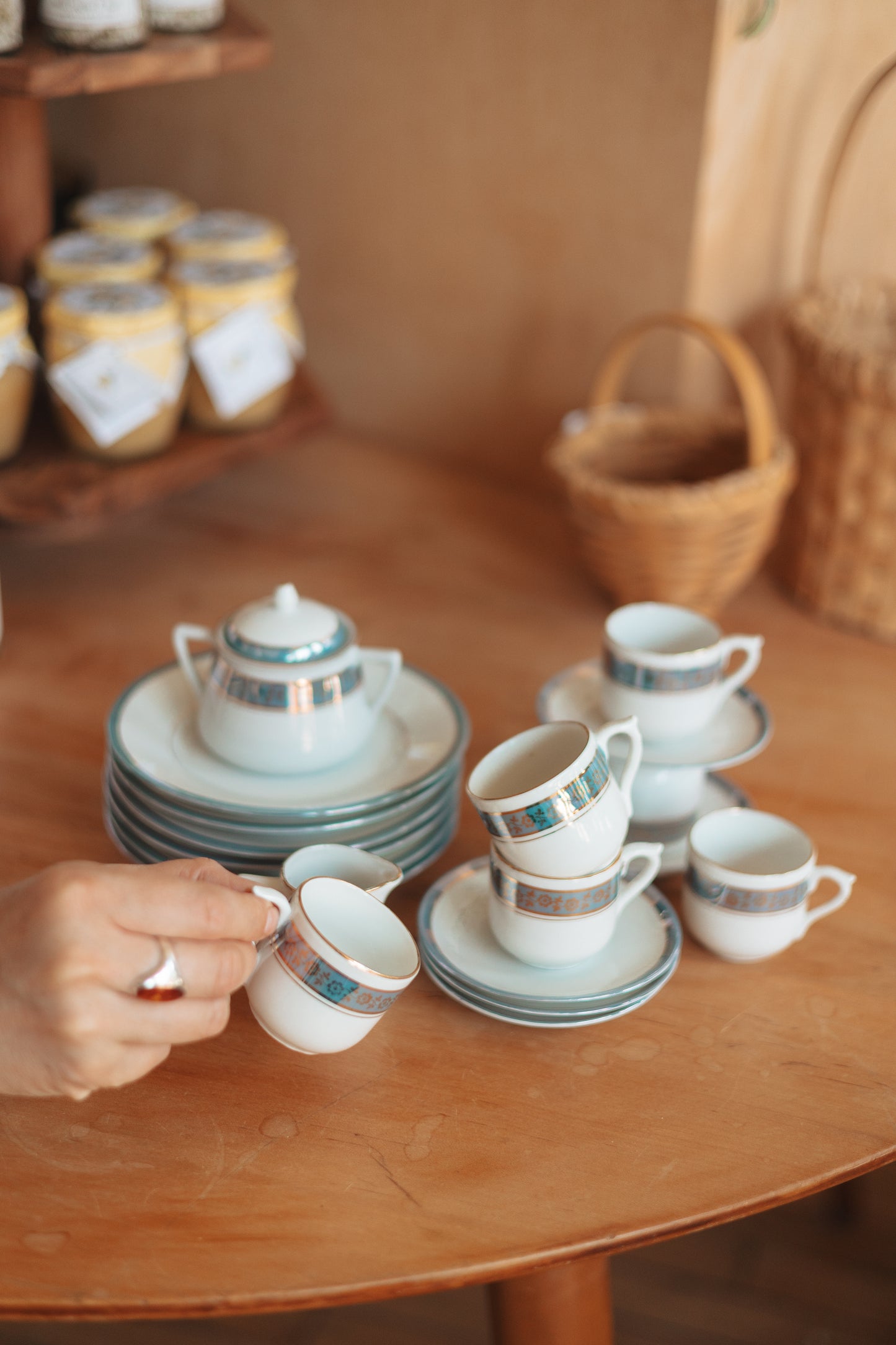 Miniature Tea and Dessert Set, Made in Germany