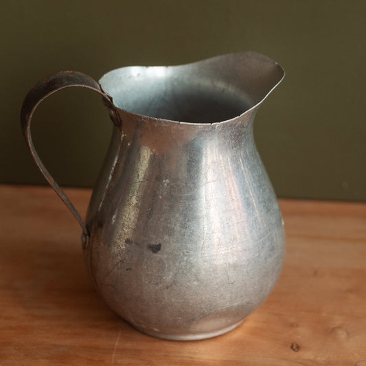 Vintage Aluminum Water Pitcher