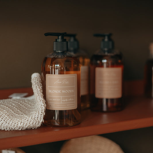 Aria Rose Bath Co. | Blonde Woods Hand + Body Liquid Soap
